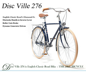 DISC VILLE 276  English Classic Road Bike  Brilliant Navy  클래식로드 디스크 빌